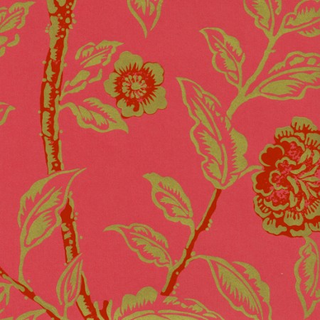 Behang Ikebana Japanse Bloemsierkunst Roze