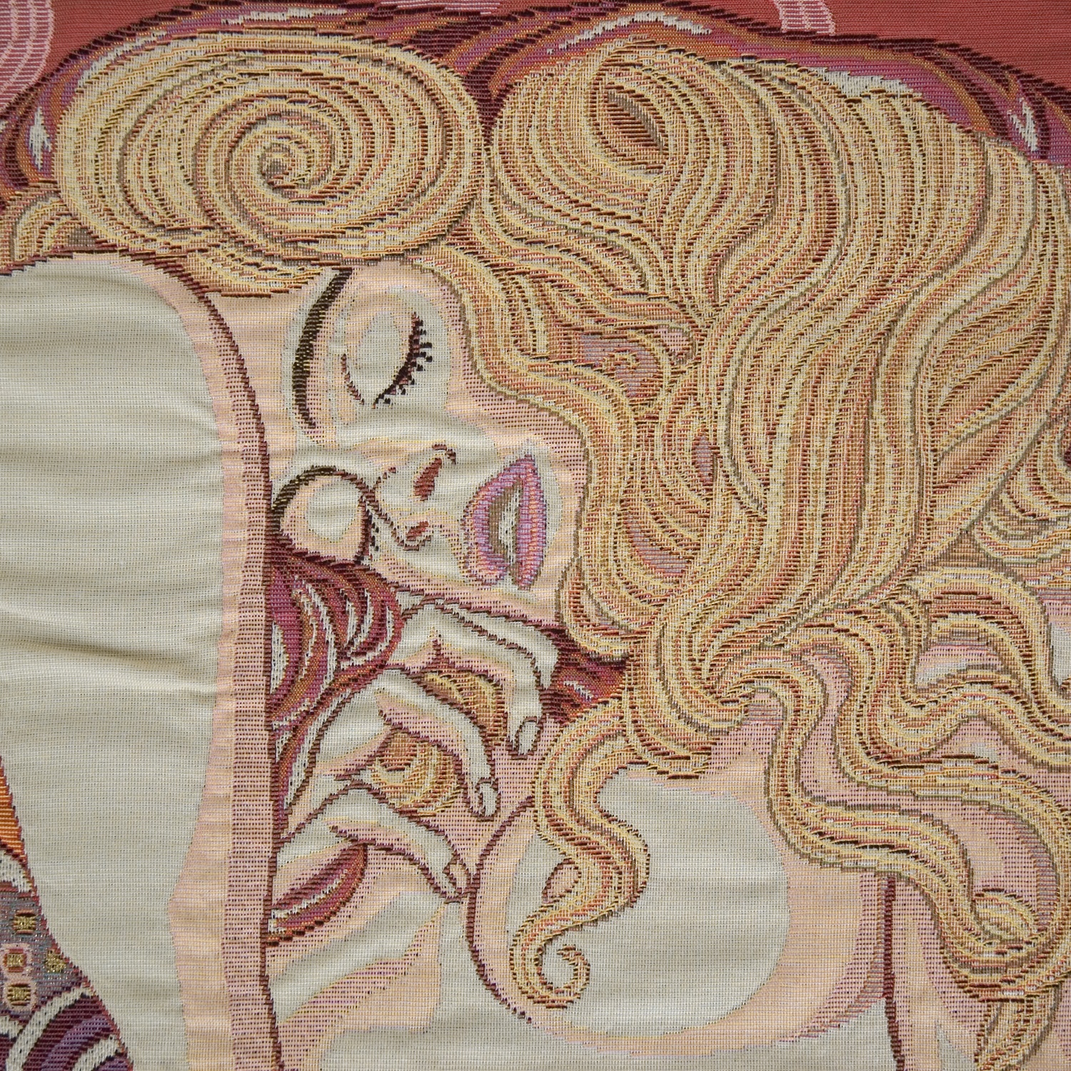 Detail Wandkleed Klimt Danaë