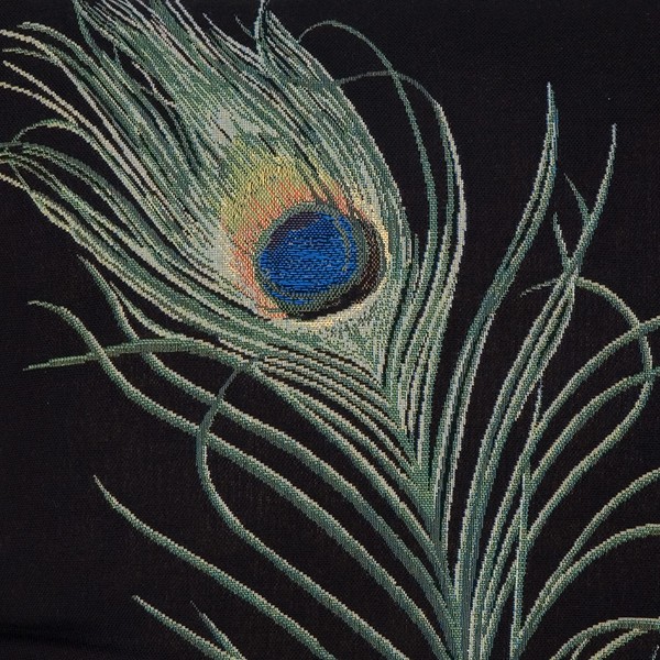 Detail Kussen Pauwen Pluim