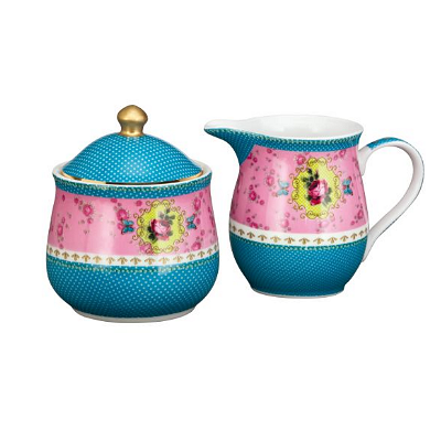 Sweet Rose Melk en Suiker Set