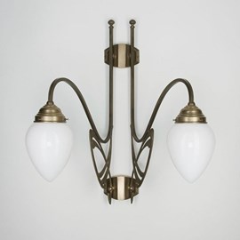 Victor Horta 2-lichts Wandlamp Elegantie