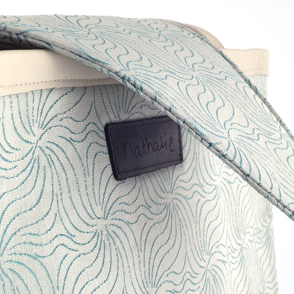 Handtas Design Nathalie - Blue Blossom