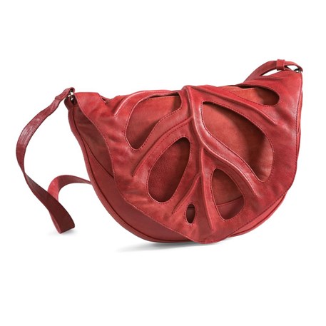 Handbag Jungle Leaf-red
