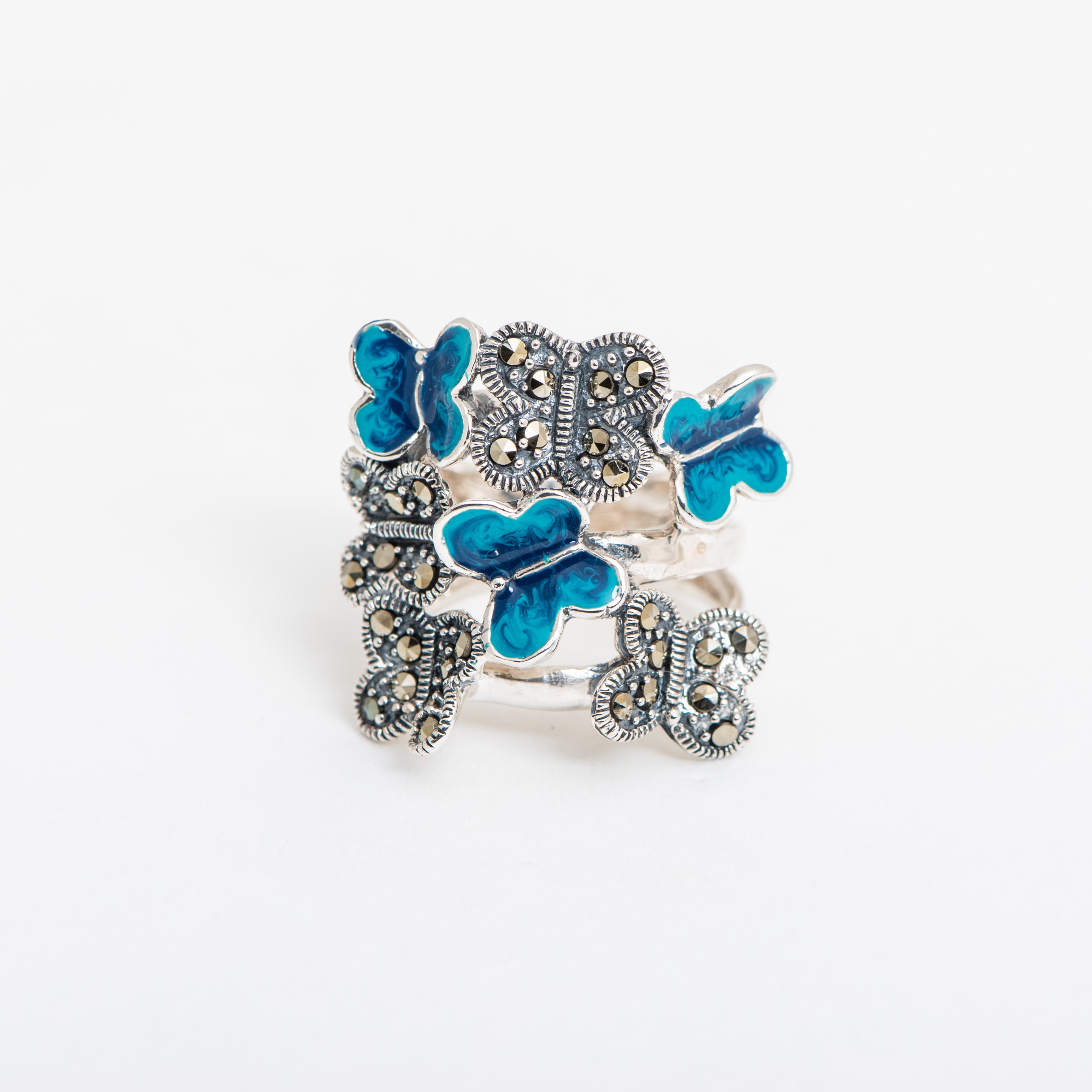 Ring Blue Butterflies 