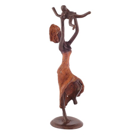 Sculptuur Dansende Moeder & Baby