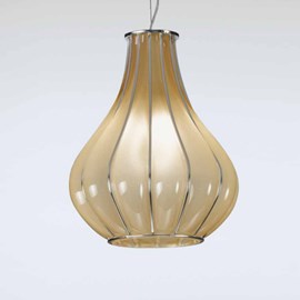 Venetiaanse Hanglamp Druppel | Ambergeel
