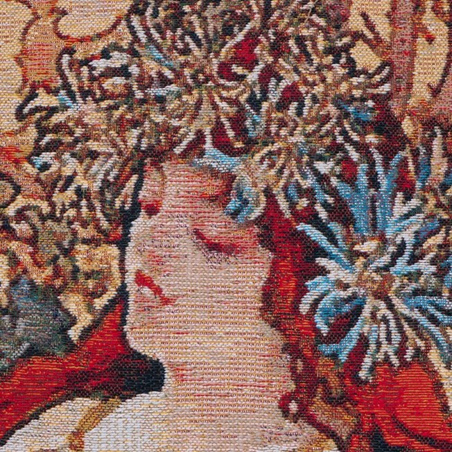 Detail Wandkleed De Vier Jaargetijden Herfst