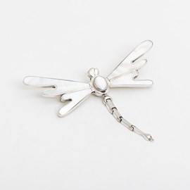 Broche / Hanger Pearl Dragonfly