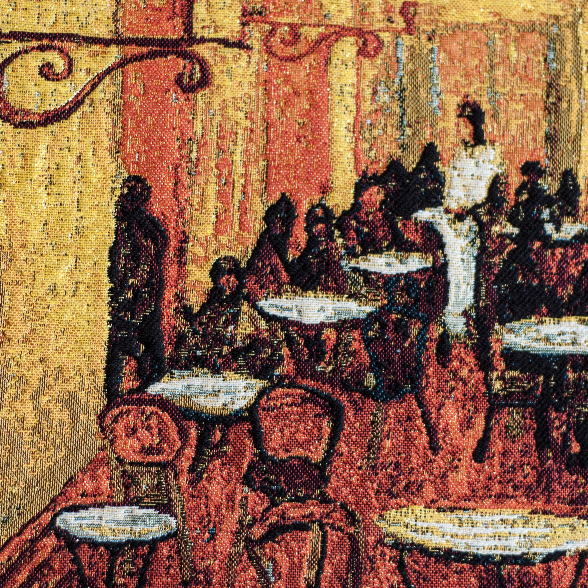 Wandkleed Caféterras bij nacht | Vincent van Gogh