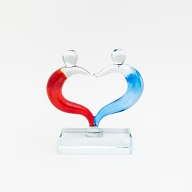 Glassculptuur Liefde