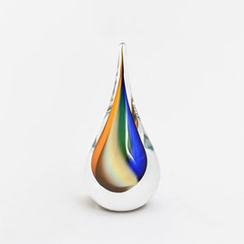 Glazen druppel Opaal