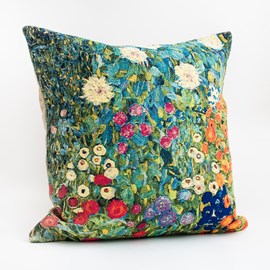 Kussen Klimt 'Flower Garden'