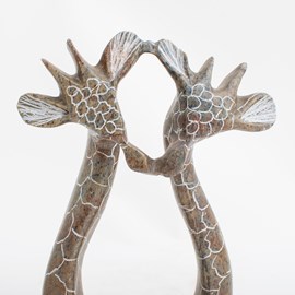 Sculptuur Giraffenpaartje 2