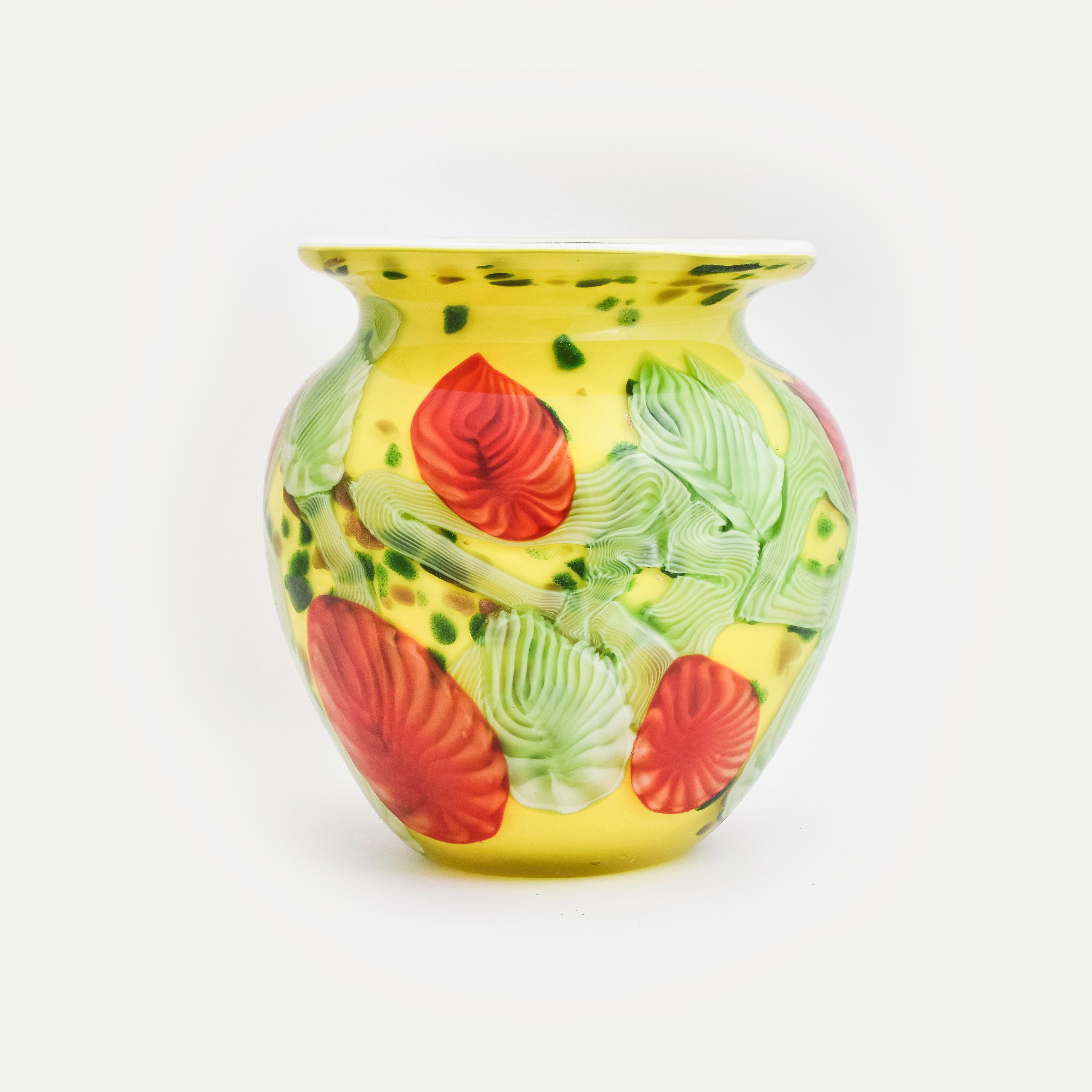 Glazen vaas Abstracte Bloem