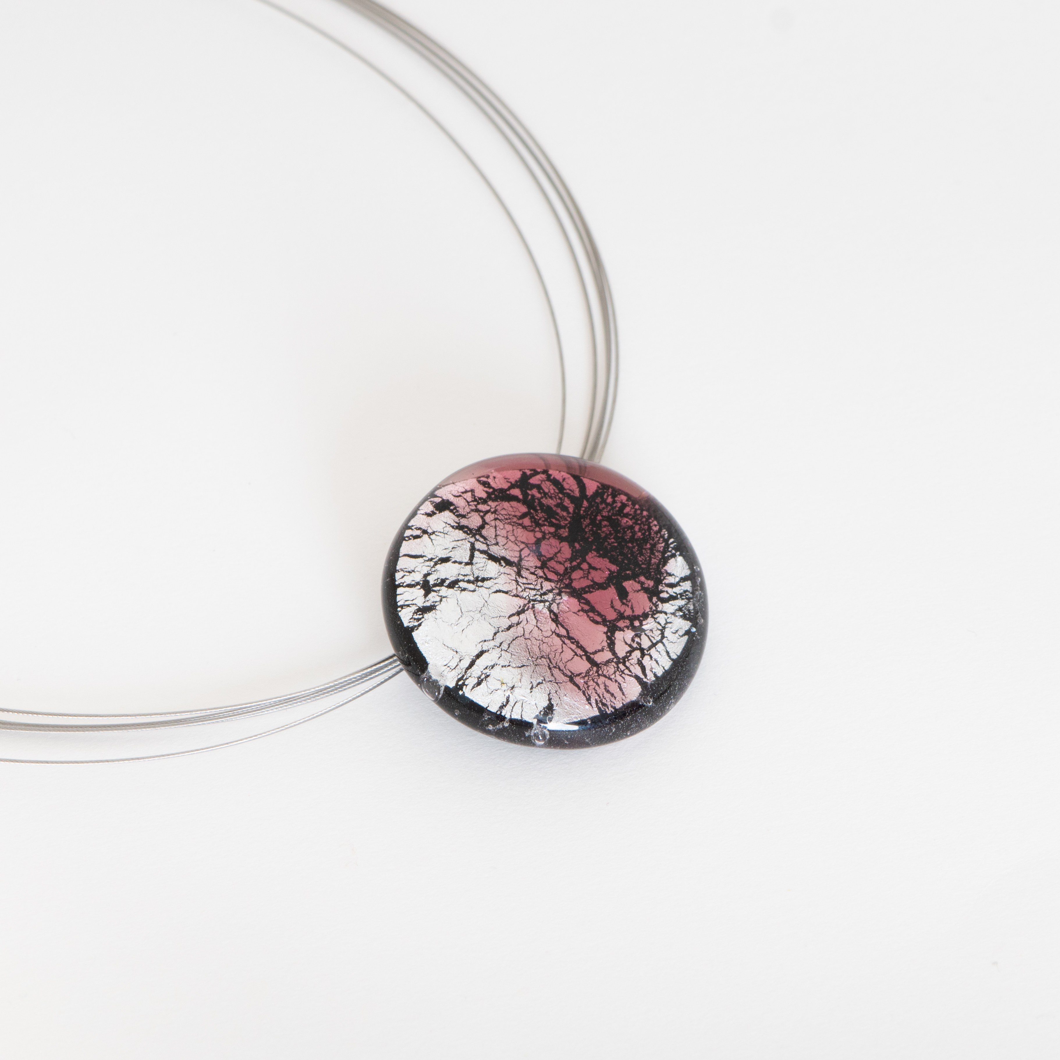 Collier Midnight Moon Roze / Zilver