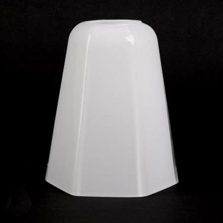 Opaline glaskap Zeskant klein Opaal