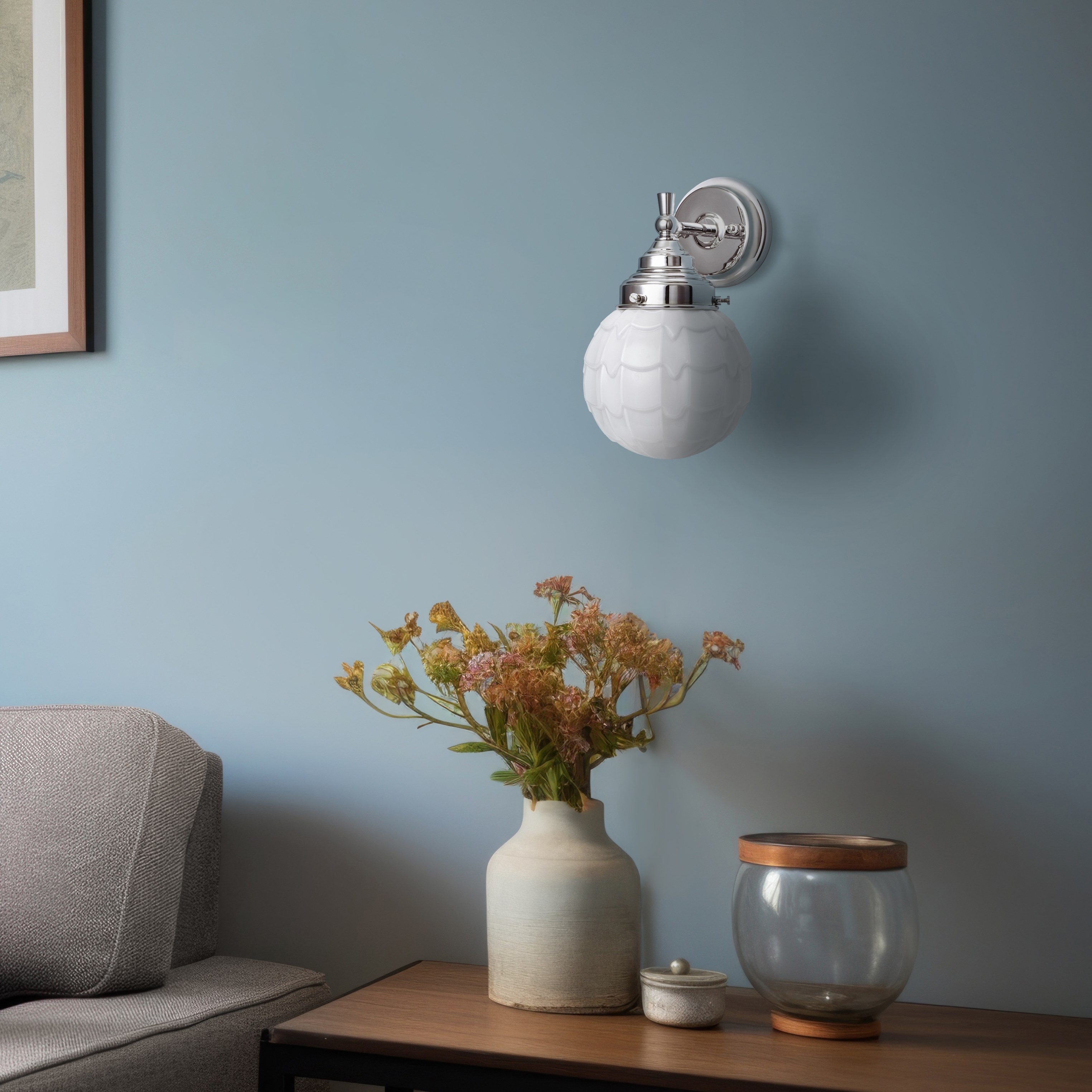 Wandlamp Artichoke Royal Chroom 