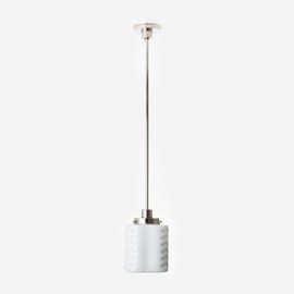 Hanglamp De Klerk 20's Nikkel