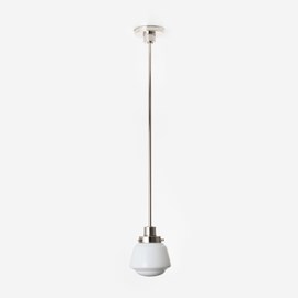 Hanglamp High Button 20's Nikkel