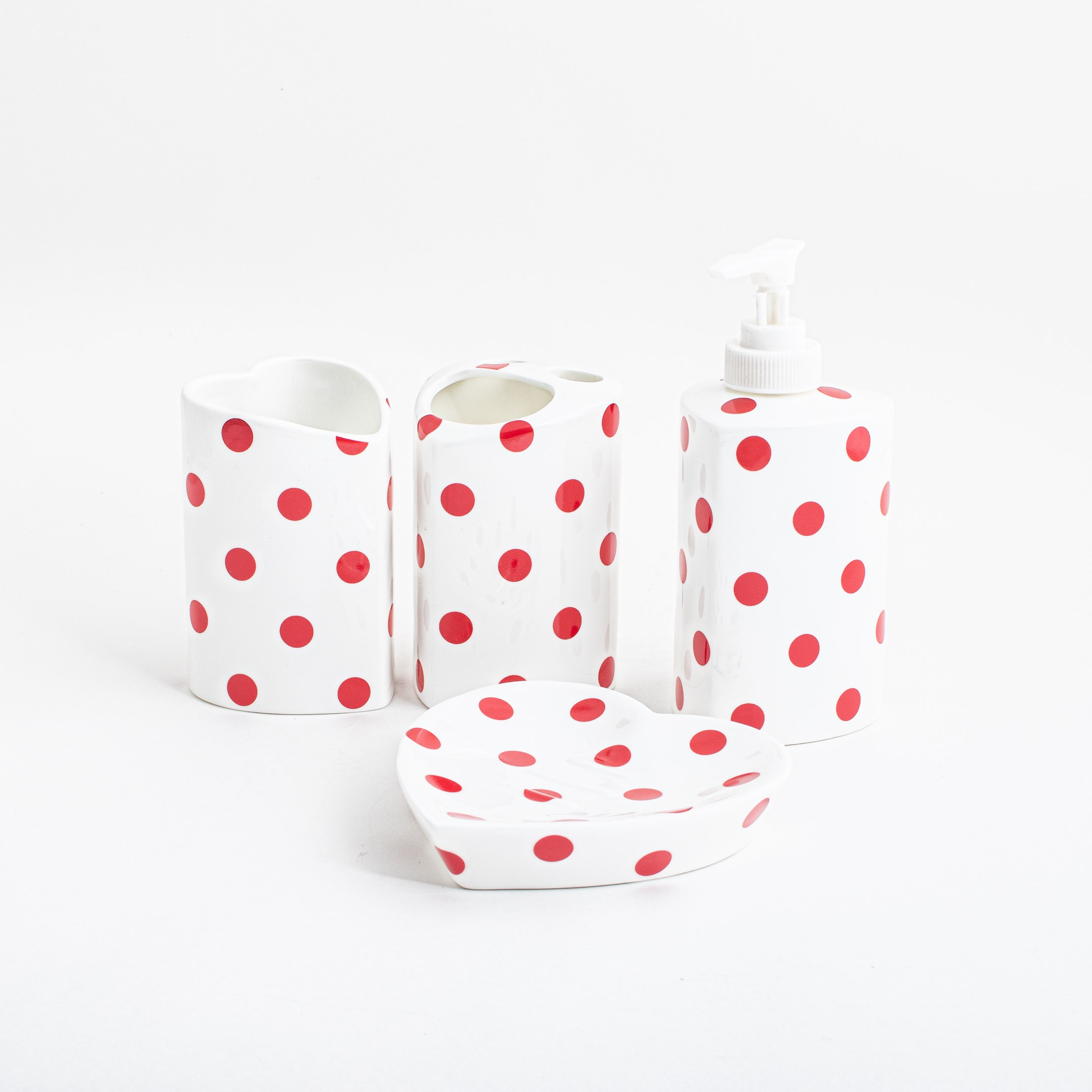 Polkadot Badkamersetje