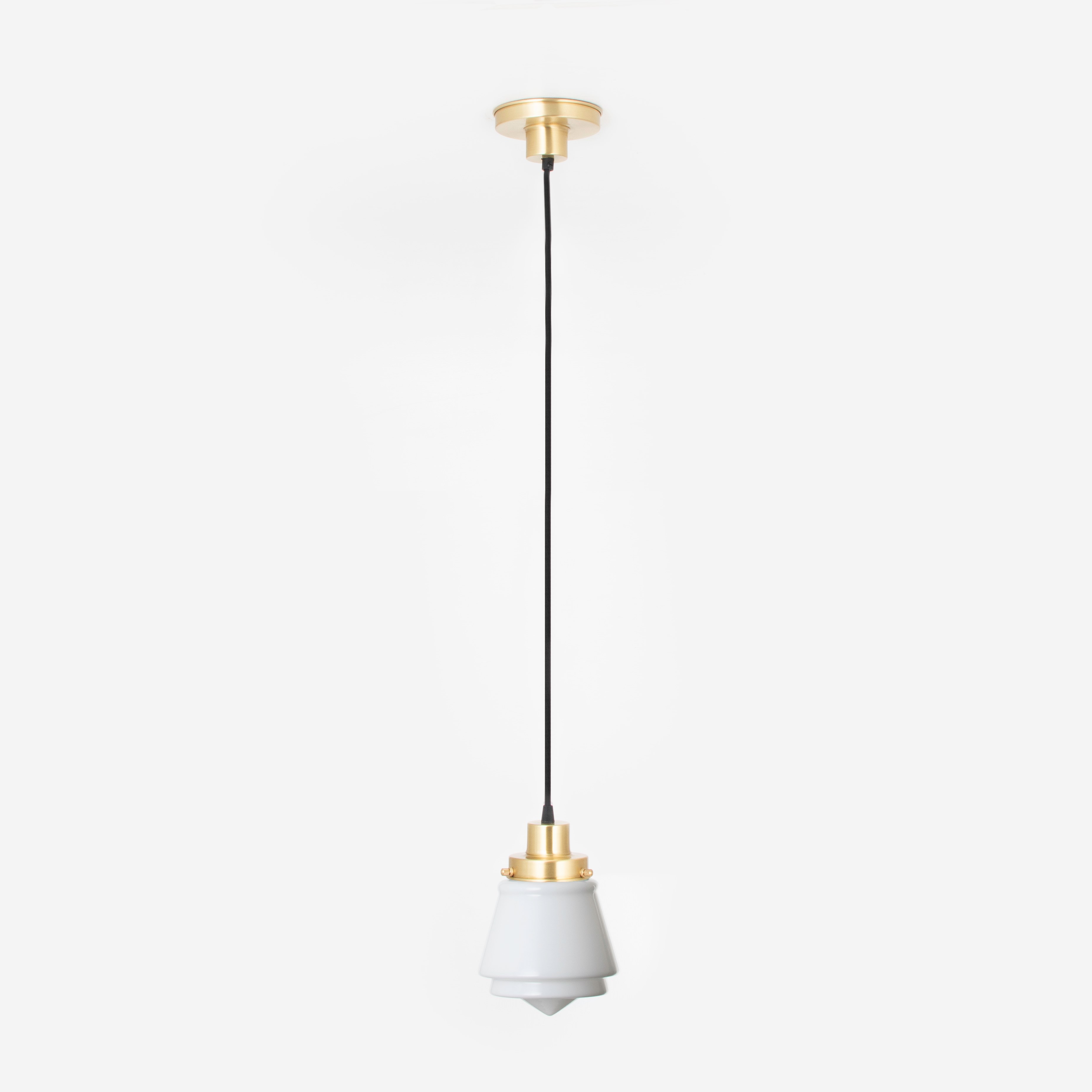 Hanglamp aan snoer Komeet 20's Messing