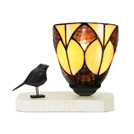 Tiffany tafellamp / sculptuur Ballade van een Vogel Parabola Small