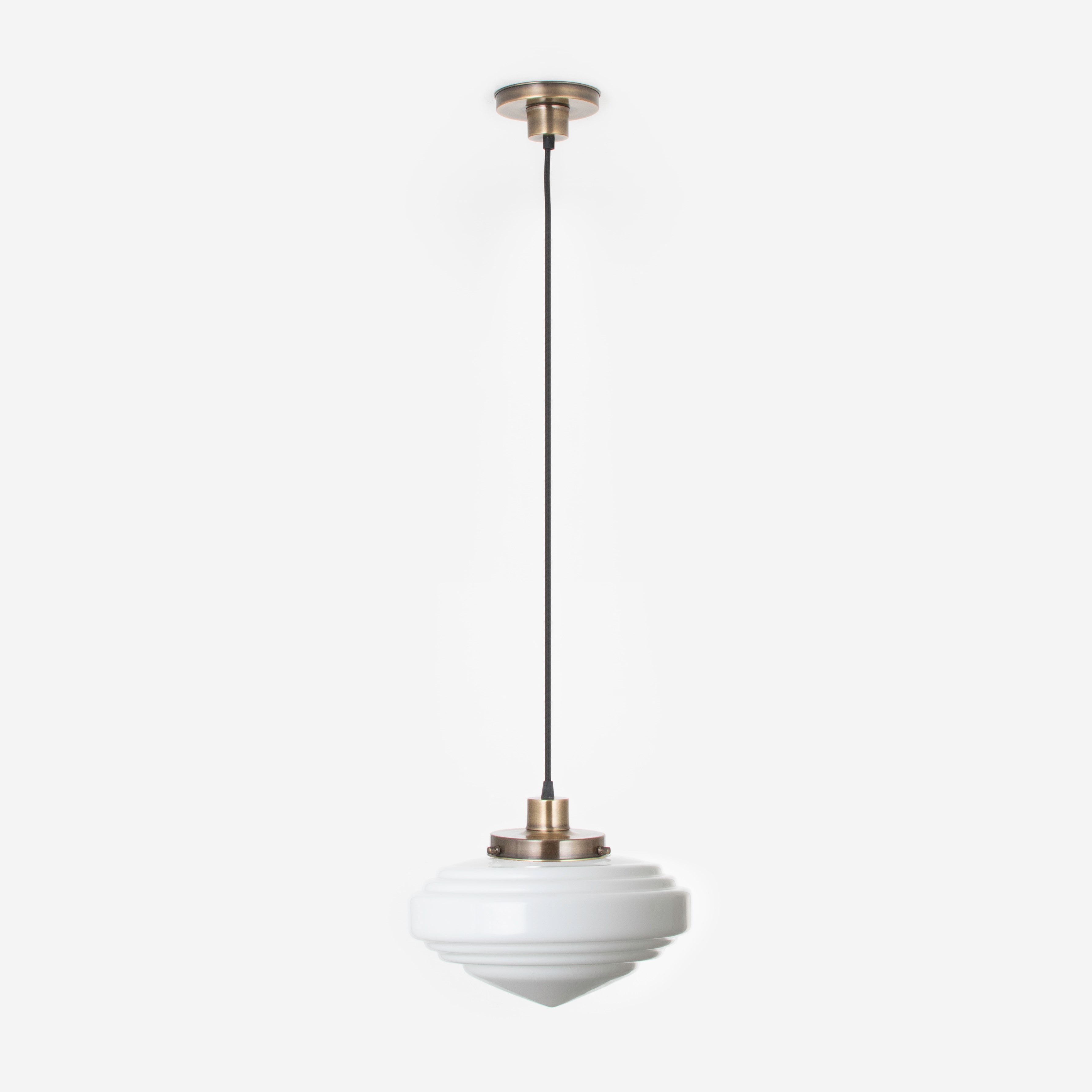 Hanglamp aan snoer Deco Punt 20's Brons
