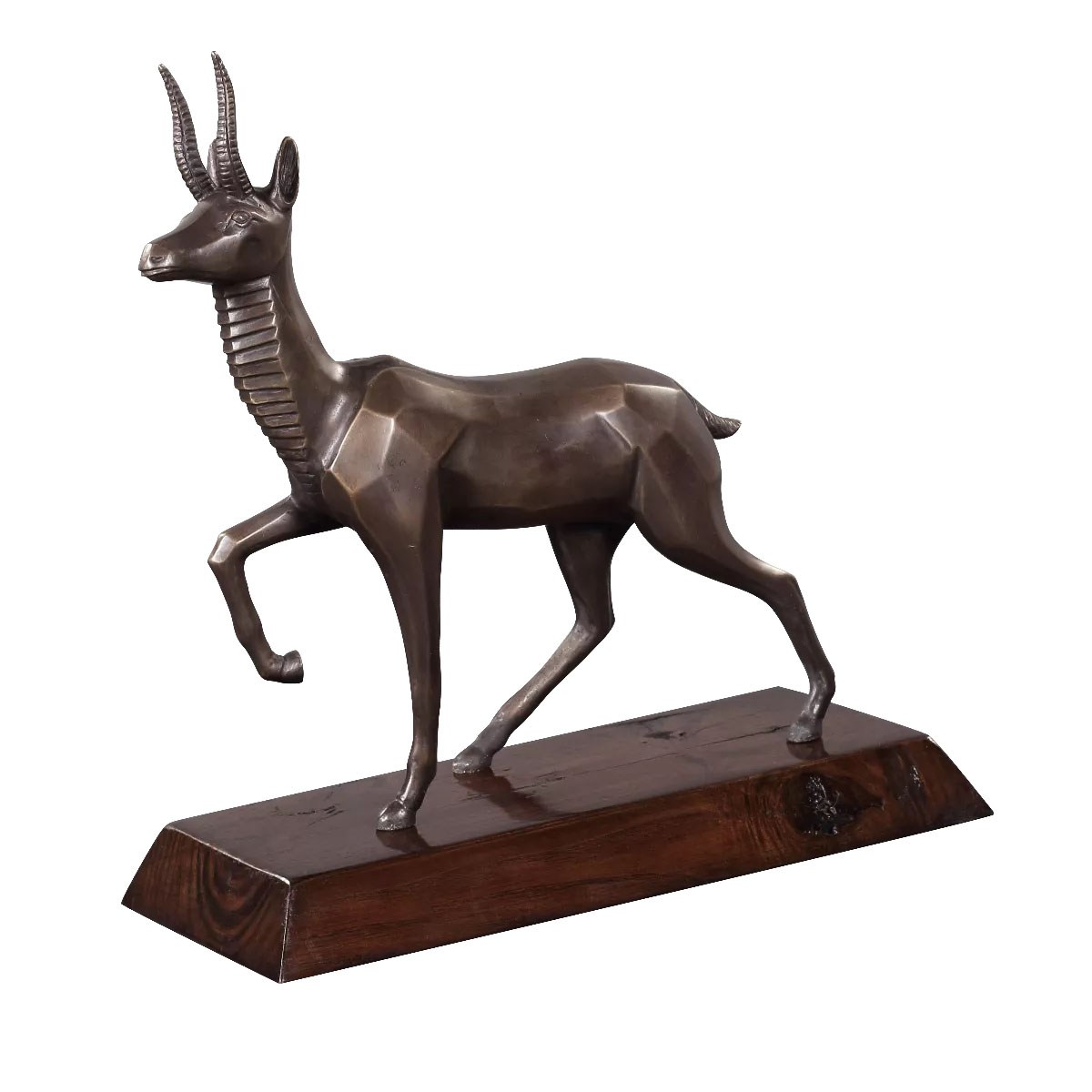 Bronzen sculptuur Antilope