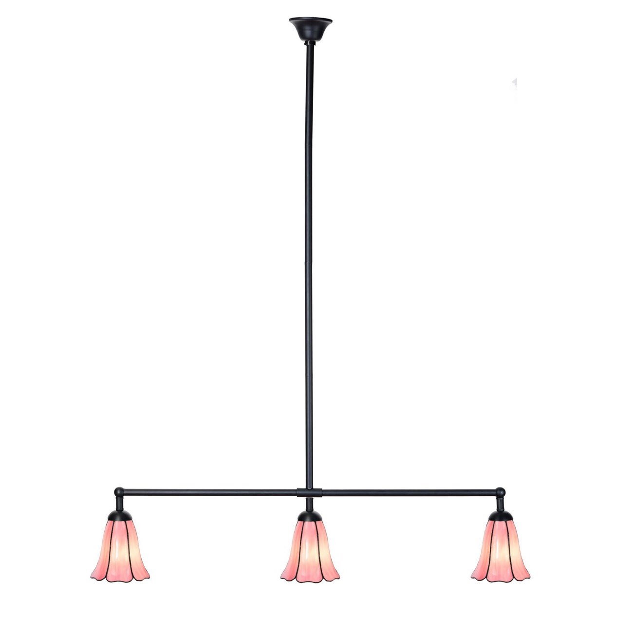 Tiffany T-lamp 3 lichts Liseron Pink