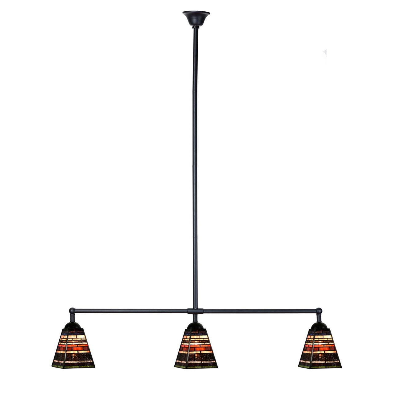 Tiffany T-lamp 3 lichts Industrial Small
