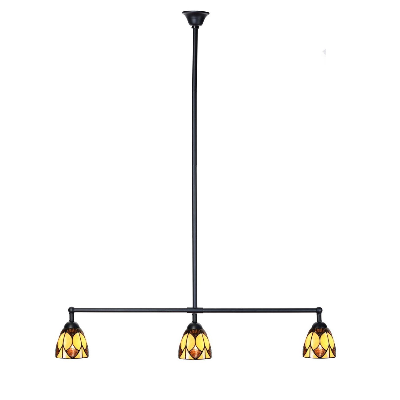 Tiffany T-lamp 3 lichts Parabola Small