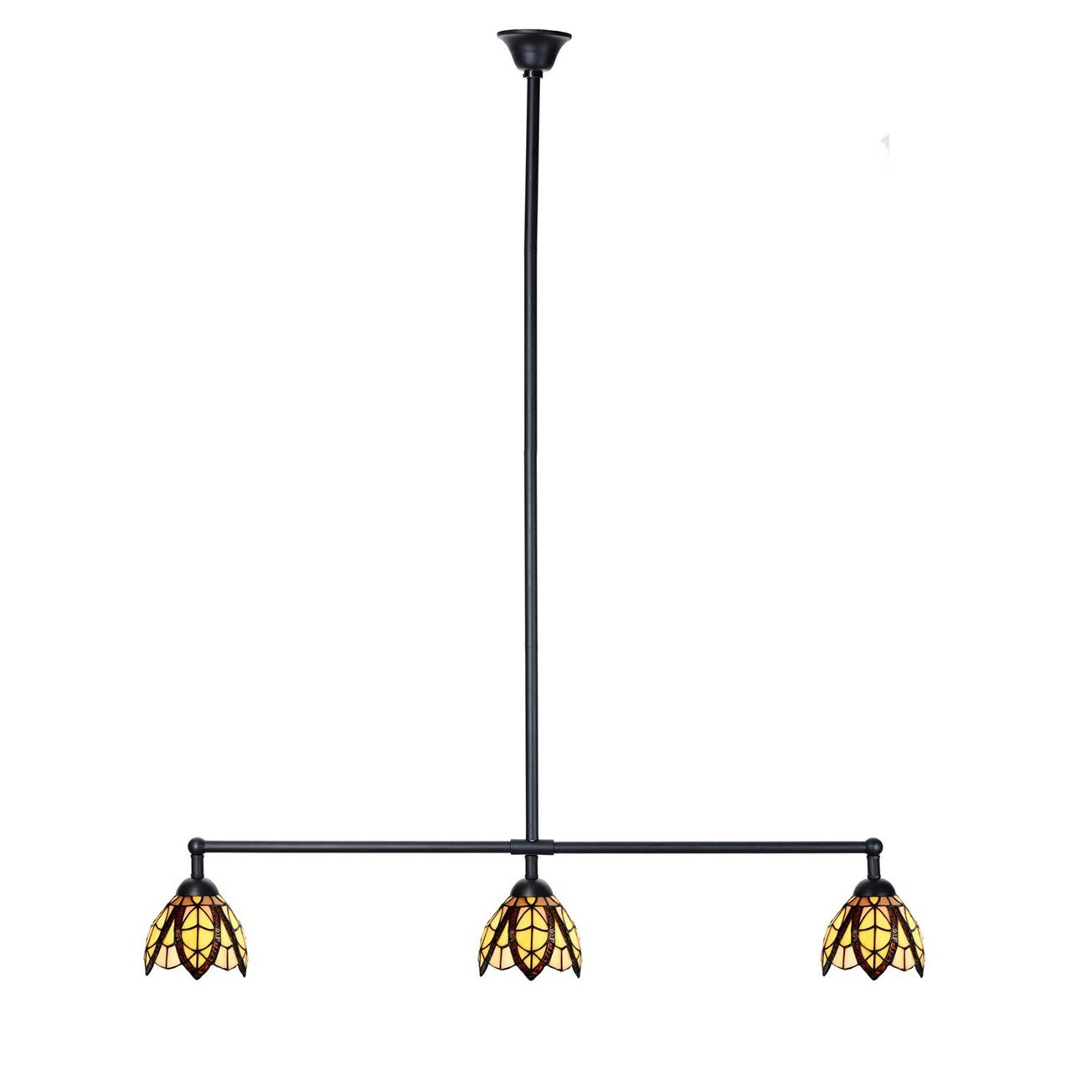 Tiffany T-lamp 3 lichts Flow Souplesse Small