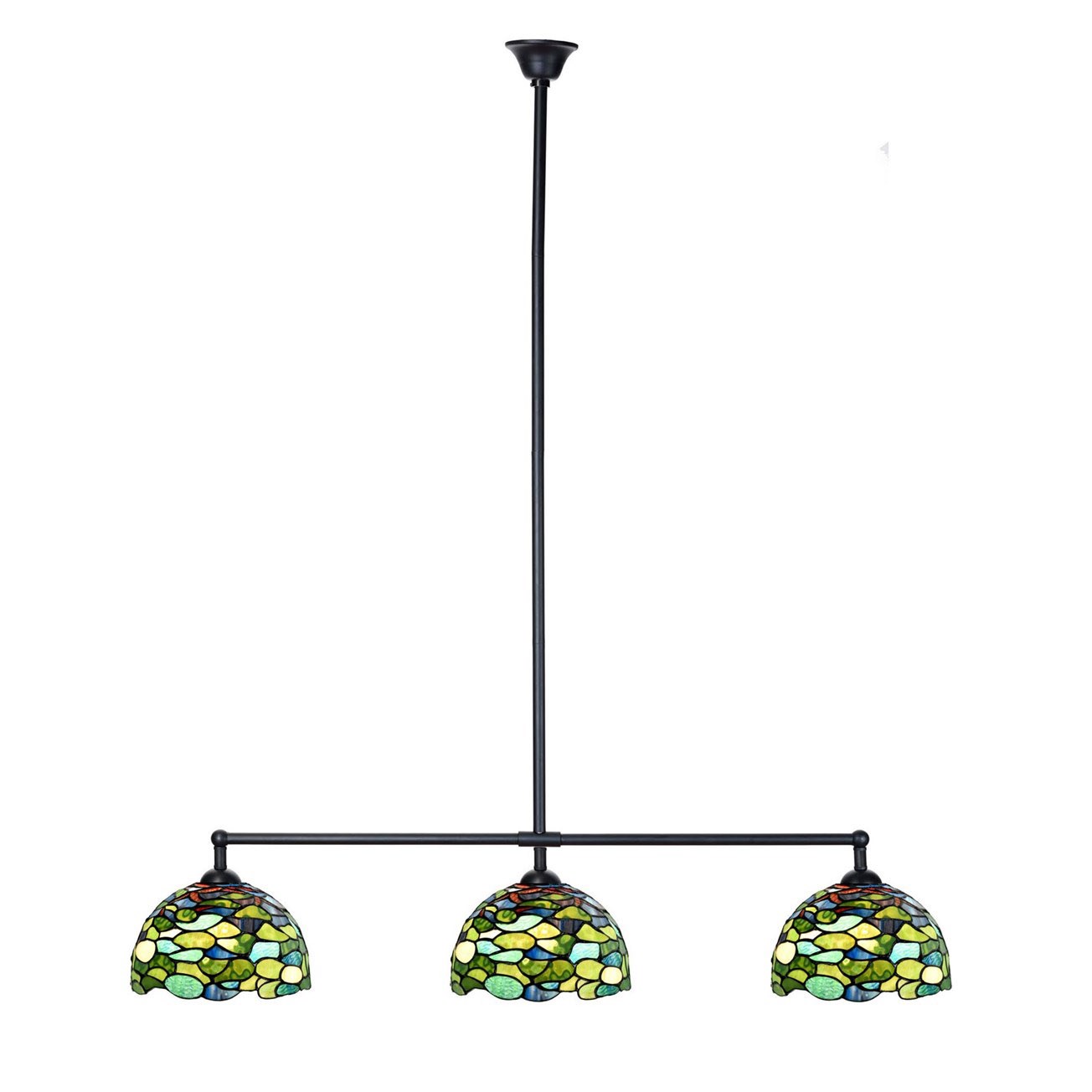 Tiffany T-lamp 3 lichts Hortensia