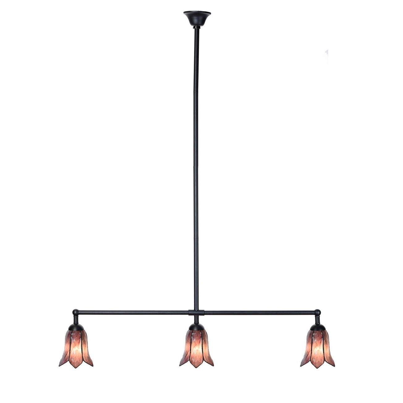 Tiffany T-lamp 3 lichts Gentian Purple