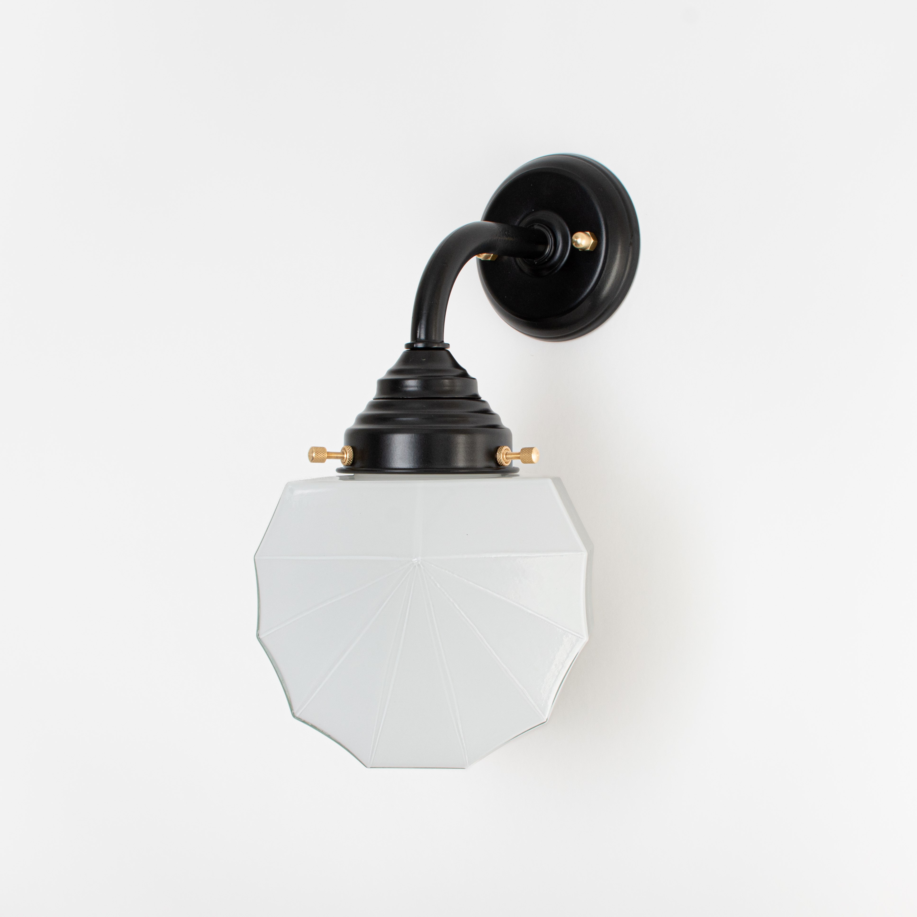 Buitenlamp - Wandlamp Johanna Curve Zwart