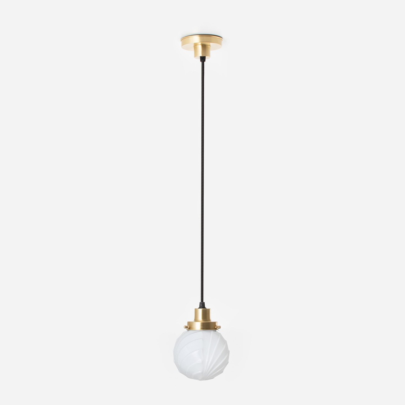 Hanglamp aan snoer Swingbulb 20's Messing