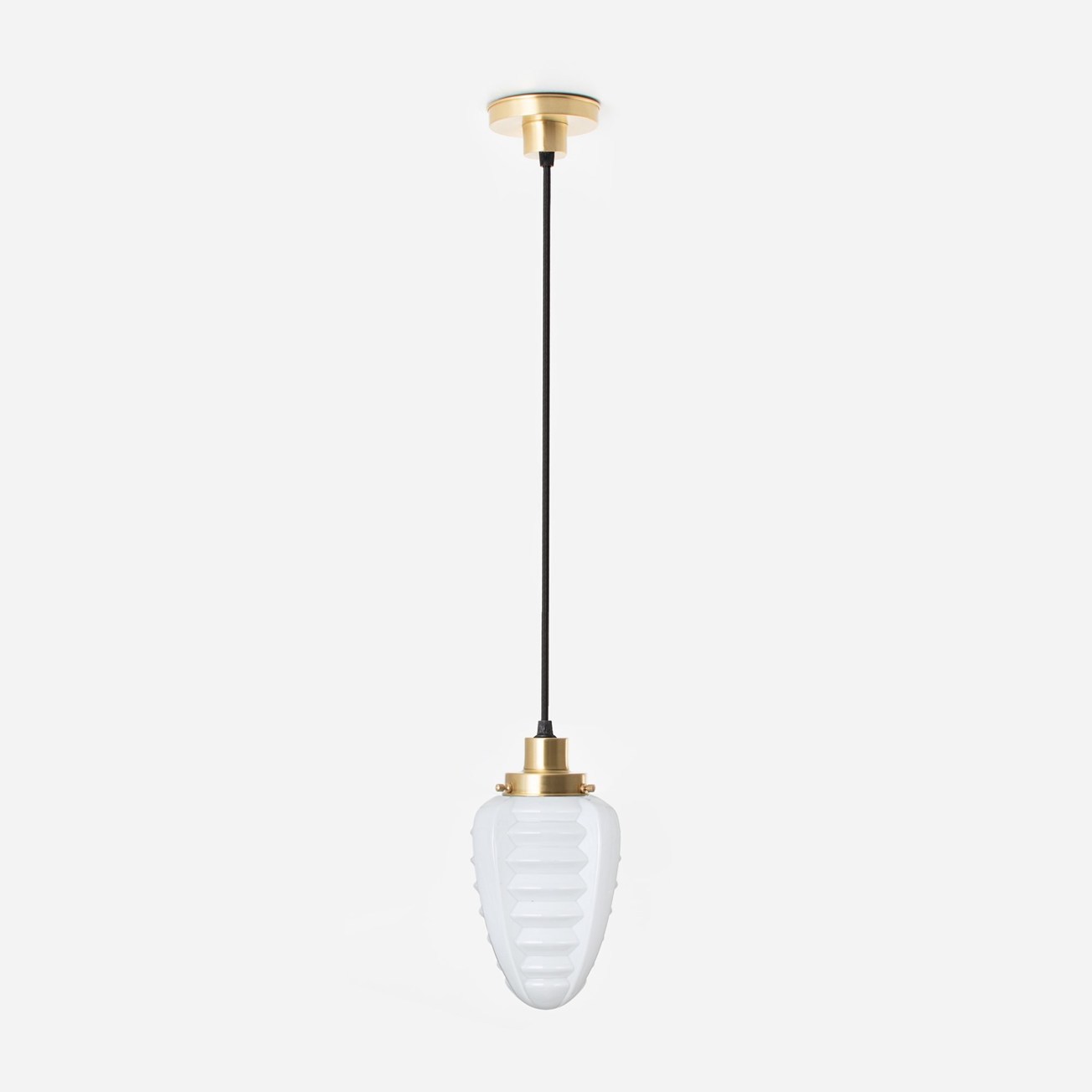 Hanglamp aan snoer Parole 20's Messing