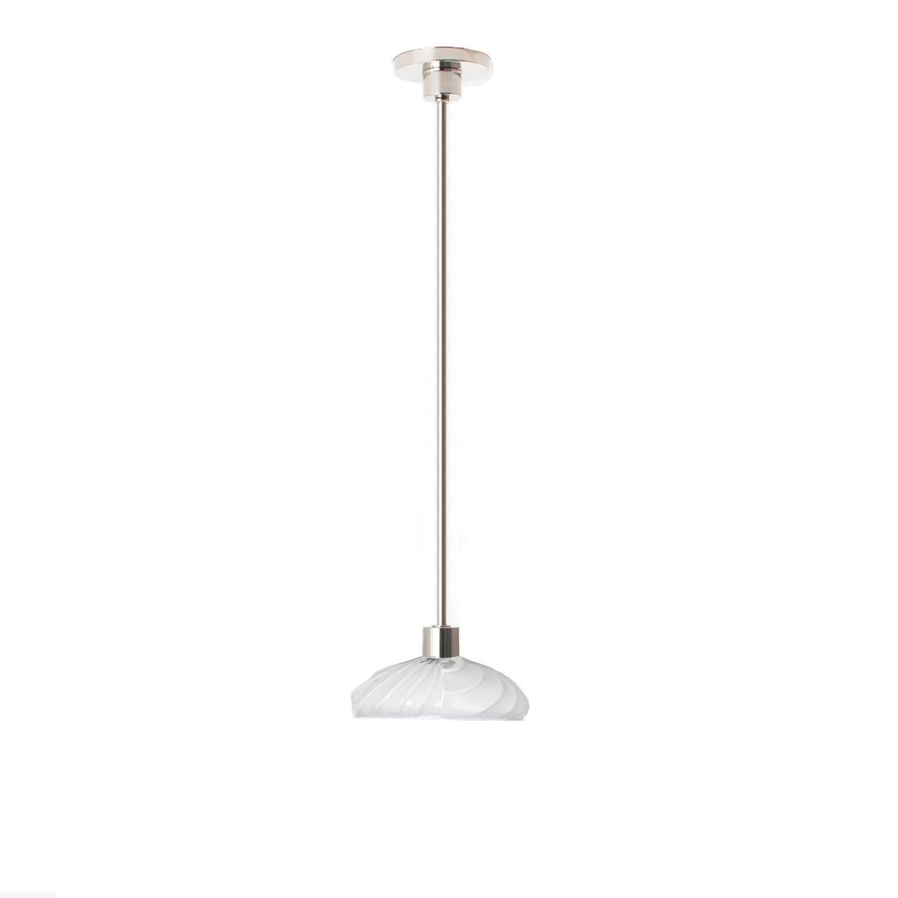 Hanglamp Swingbowl 20's Nikkel