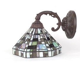 Wandlamp Tiffany met Diverse Kappen