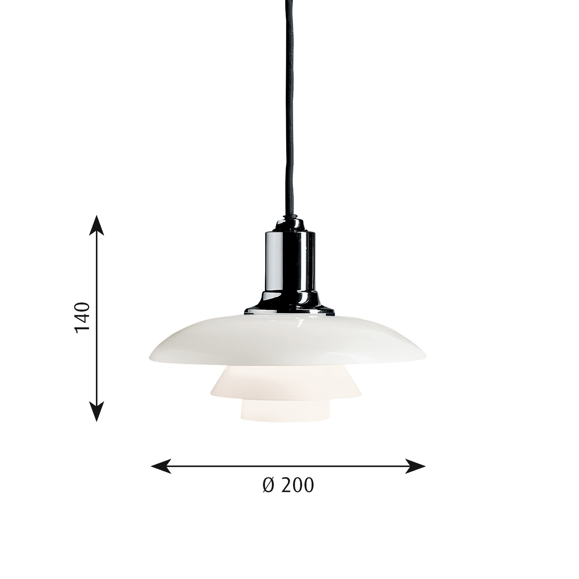Louis Poulsen PH 2/1 Hanglamp