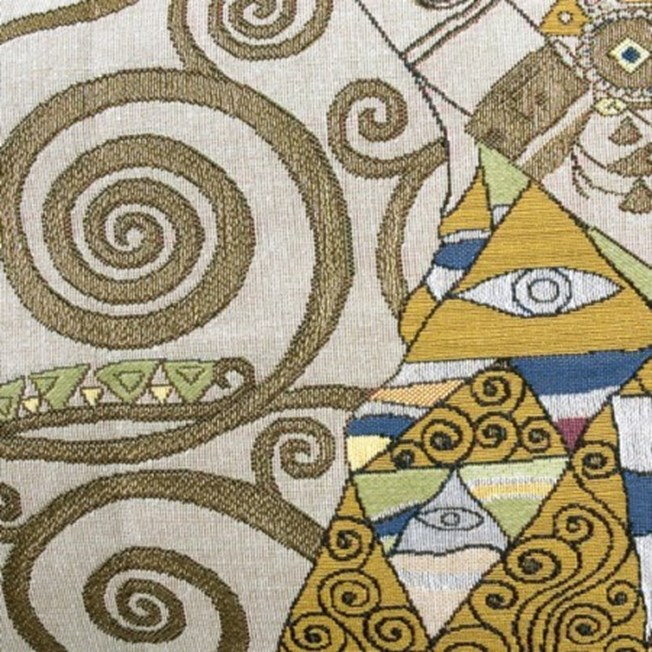 Detail Wandkleed/Gobelin Klimt De Verwachting Licht
