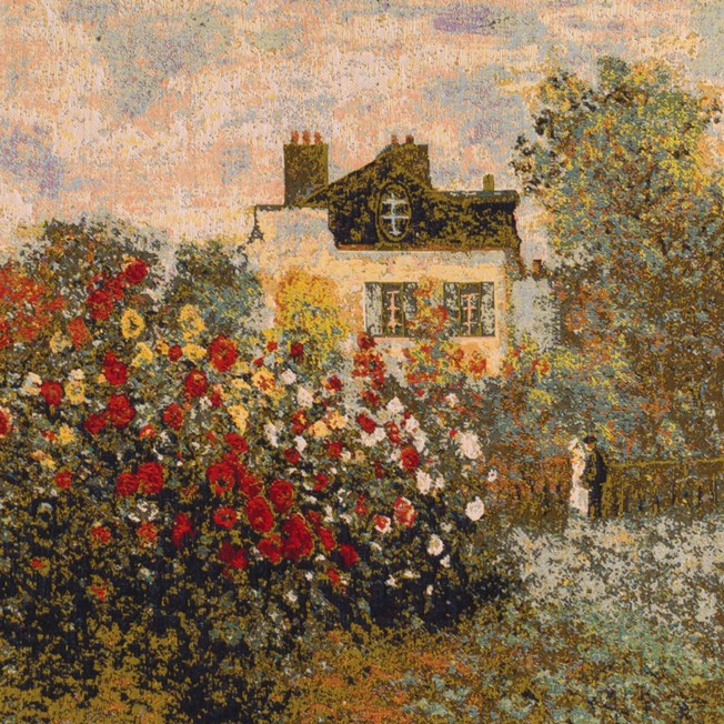 Detail Wandkleed De tuin van Monet