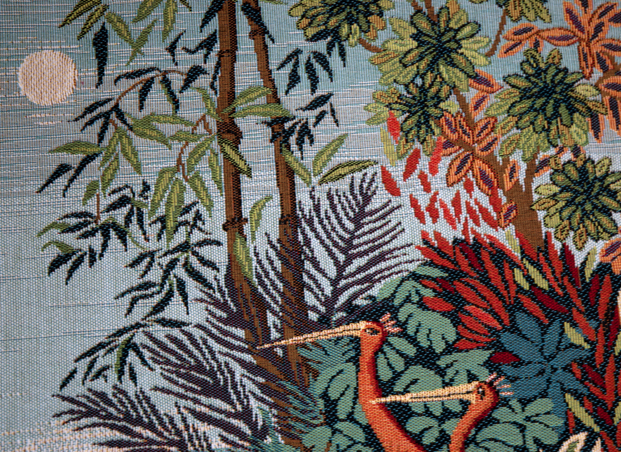 Detail Wandkleed Watervogels
