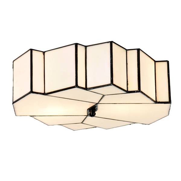 Tiffany French Art Deco Plafonnière / Wandlamp Glamour Tiffany French Art Deco Plafonnière / Wandlamp Glamour