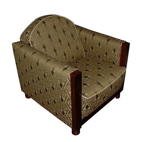 Rooker Fauteuil Geometrische Stof