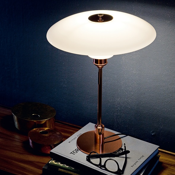 Limited Edition Copper PH Tafellamp Limited Edition Copper PH Tafellamp