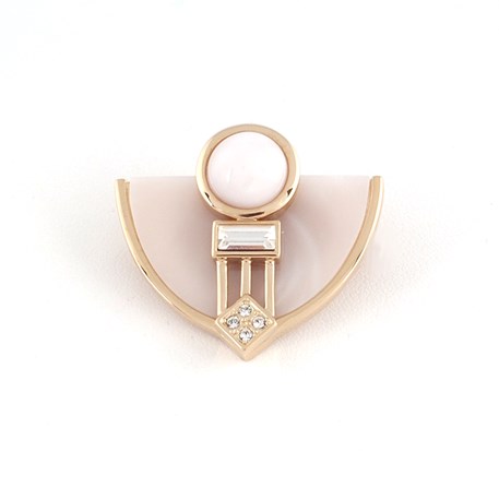 Broche/hanger Irish Sun Parelmoer